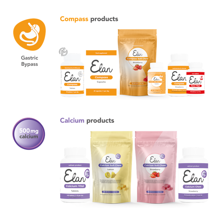 Elan Compass + 500 mg calcium