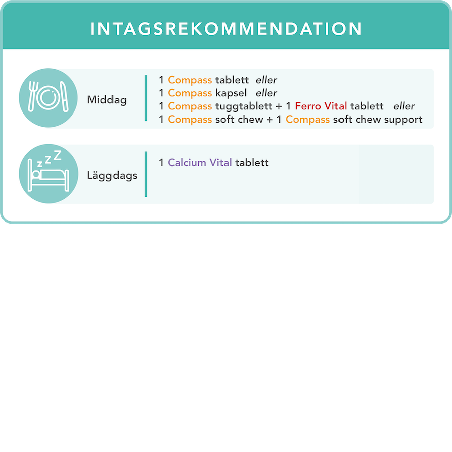 SE - Intake advice Compass + Calcium 250 mg