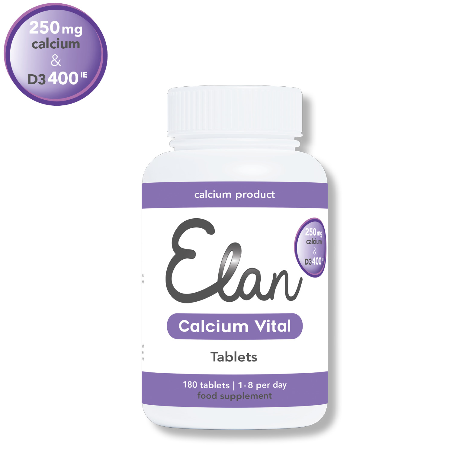 calcium vital tabletter vooraanzicht