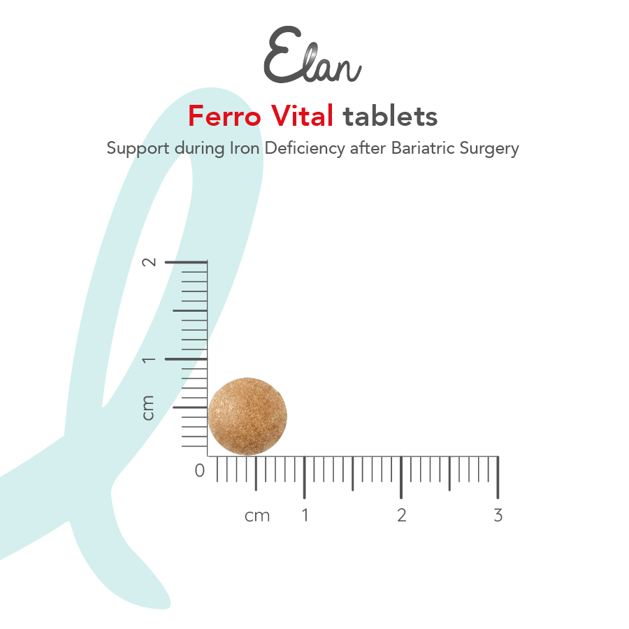 Elan Ferro Vital tablets mått