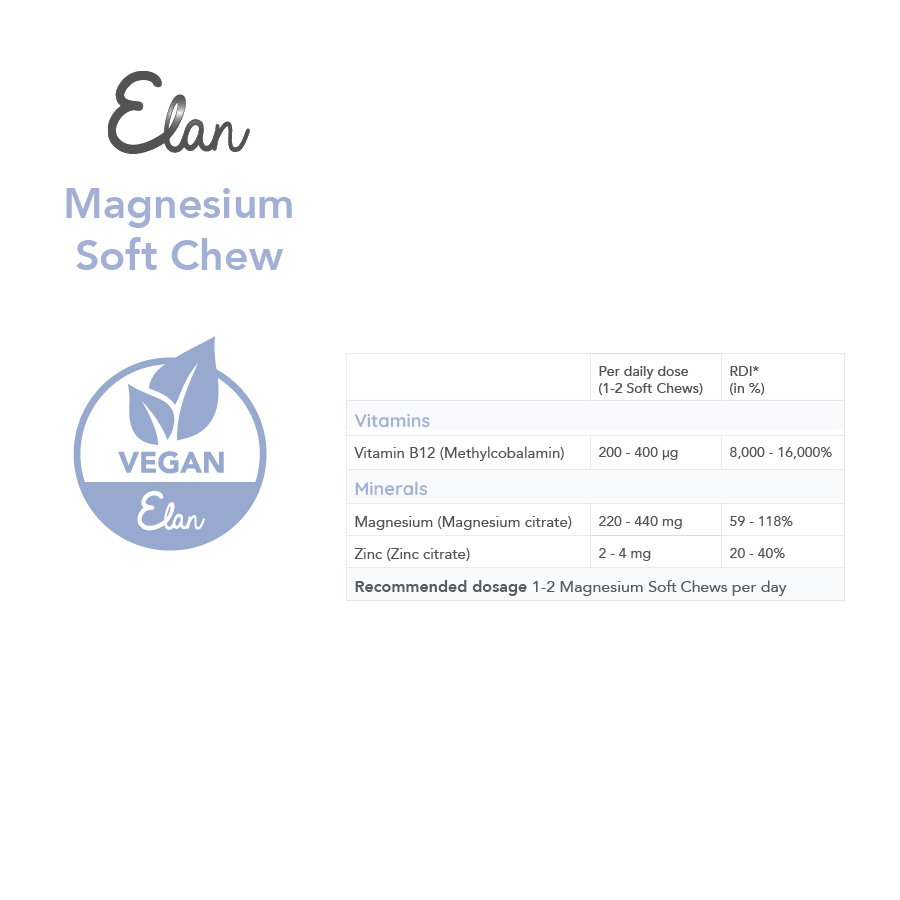 elan magnesium soft chew innehåll