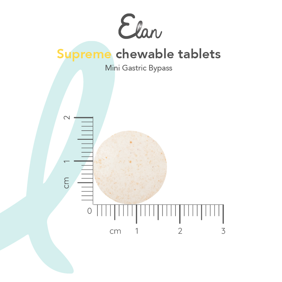 Elan Supreme Chewable Tablets mått